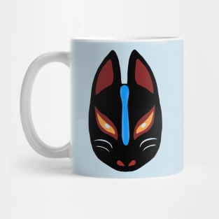 Black Inari Kitsune , Black Fox Messenger Mug